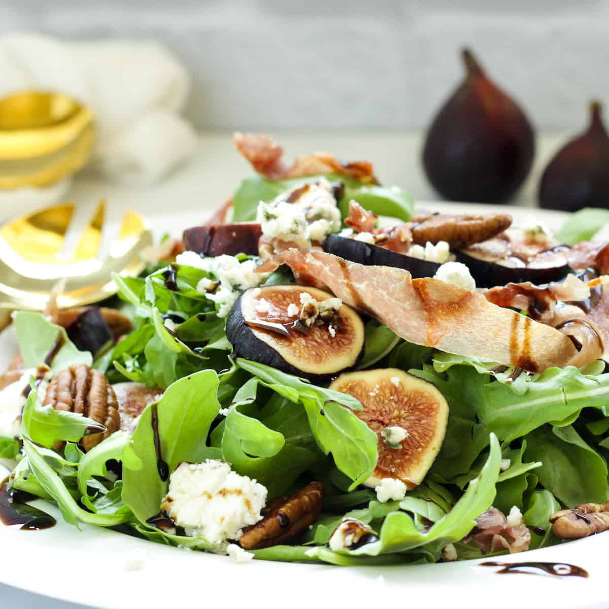 Fig Arugula and Prosciutto Salad